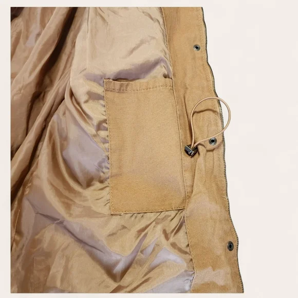 Universal Thread tan utility jacket barn coat corduroy collar L NWT - Picture 5 of 7